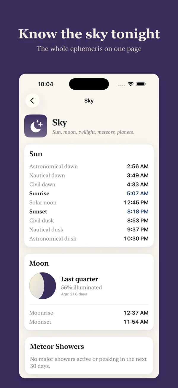 Bearing: Field Almanac screenshot