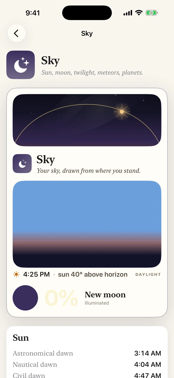 Bearing: Field Almanac screenshot