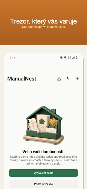 ManualNest snímek obrazovky