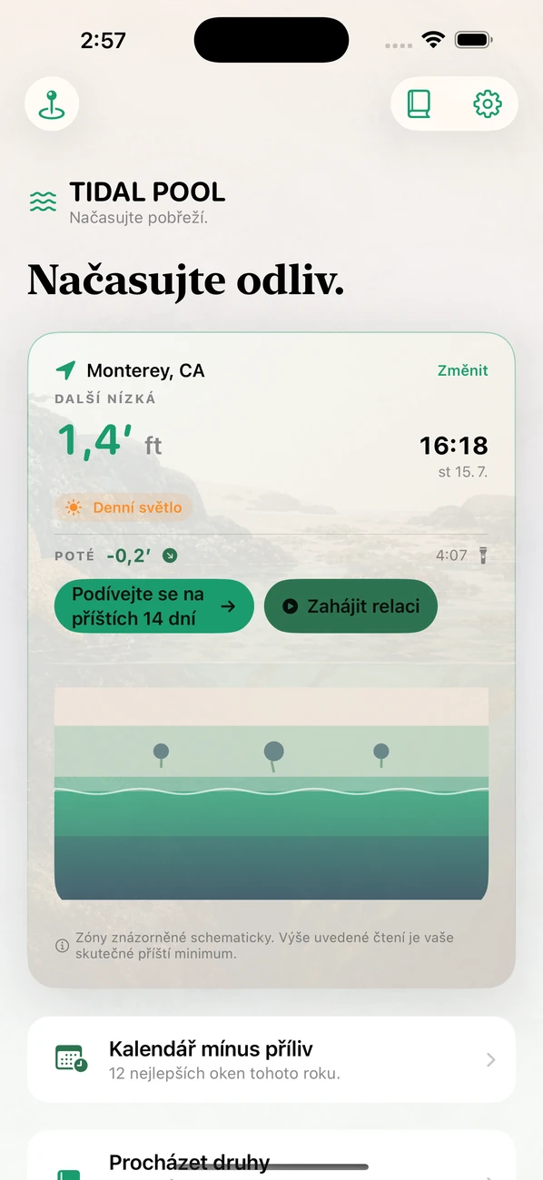 Tidal Pool: odliv a život snímek obrazovky
