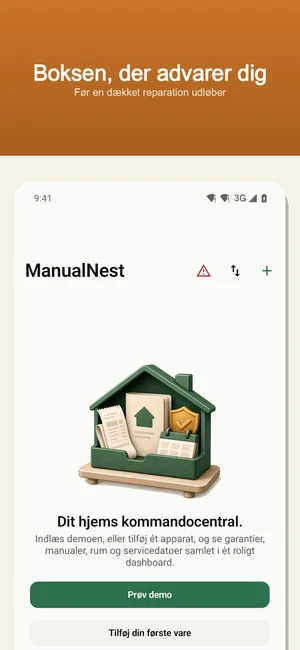 ManualNest skærmbillede