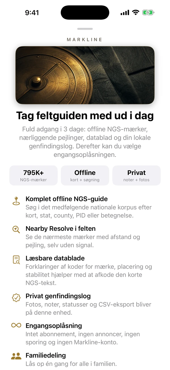 Markline skærmbillede