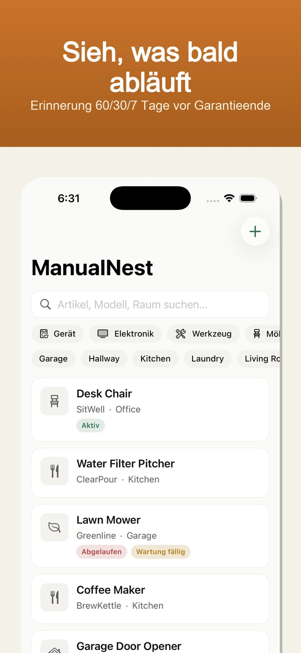 ManualNest Screenshot