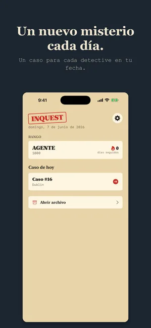 Inquest captura de pantalla