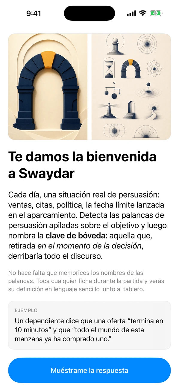 Swaydar captura de pantalla
