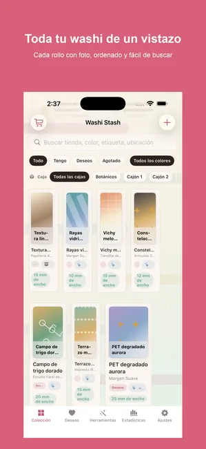 Washi Stash captura de pantalla
