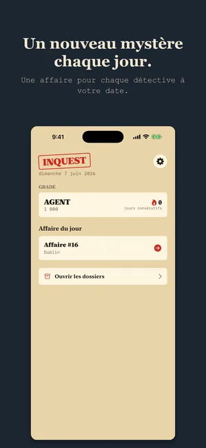 Inquest capture d'écran