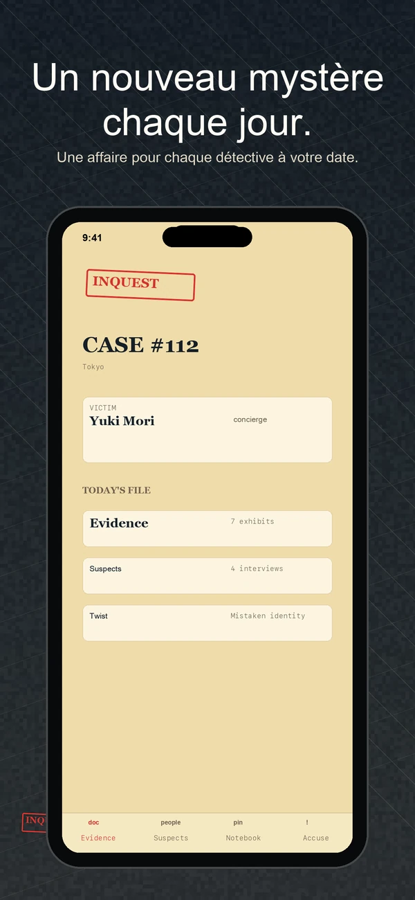 Inquest capture d'écran