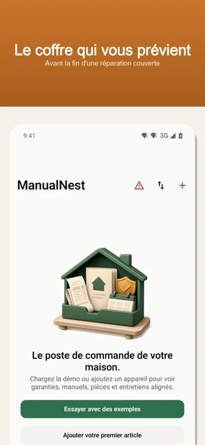 ManualNest capture d'écran