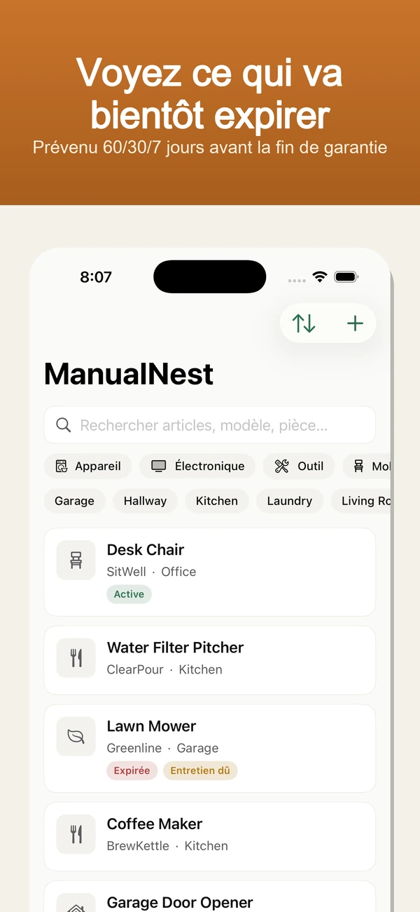 ManualNest capture d'écran