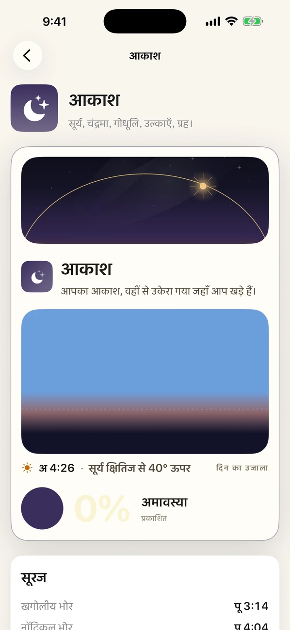 Bearing — फील्ड पंचांग स्क्रीनशॉट