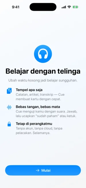 Cue tangkapan layar