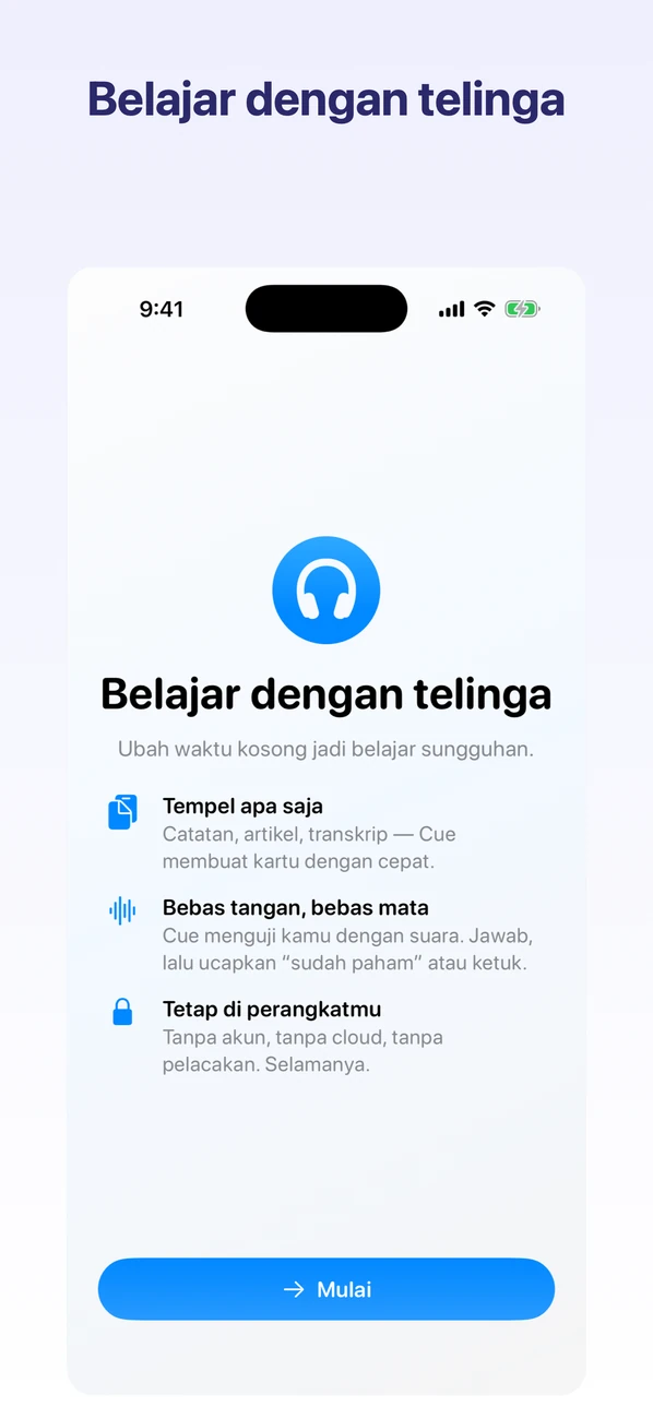 Cue tangkapan layar