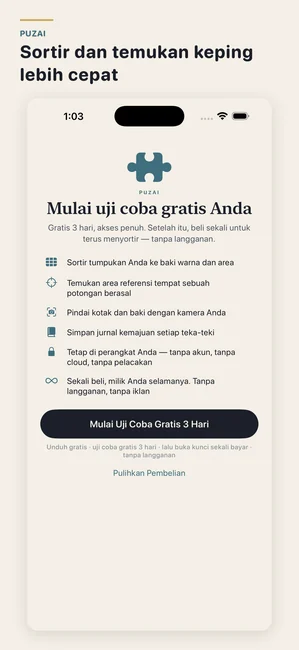 PuzAI tangkapan layar