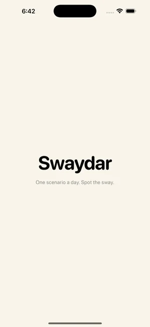 Swaydar screenshot