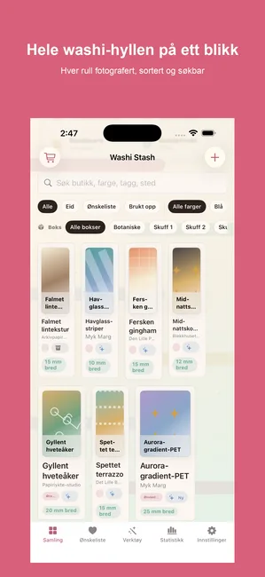 Washi Stash skjermbilde