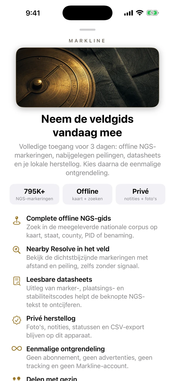 Markline schermafbeelding