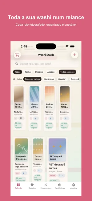 Washi Stash captura de tela