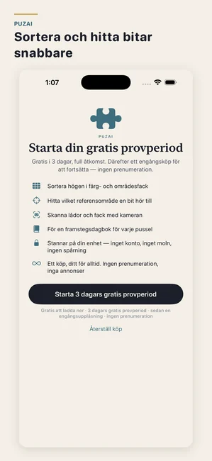 PuzAI skärmbild