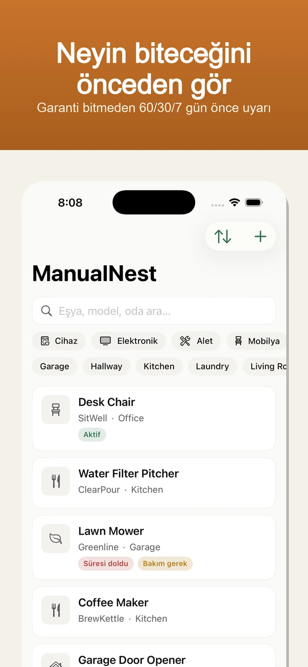 ManualNest ekran görüntüsü