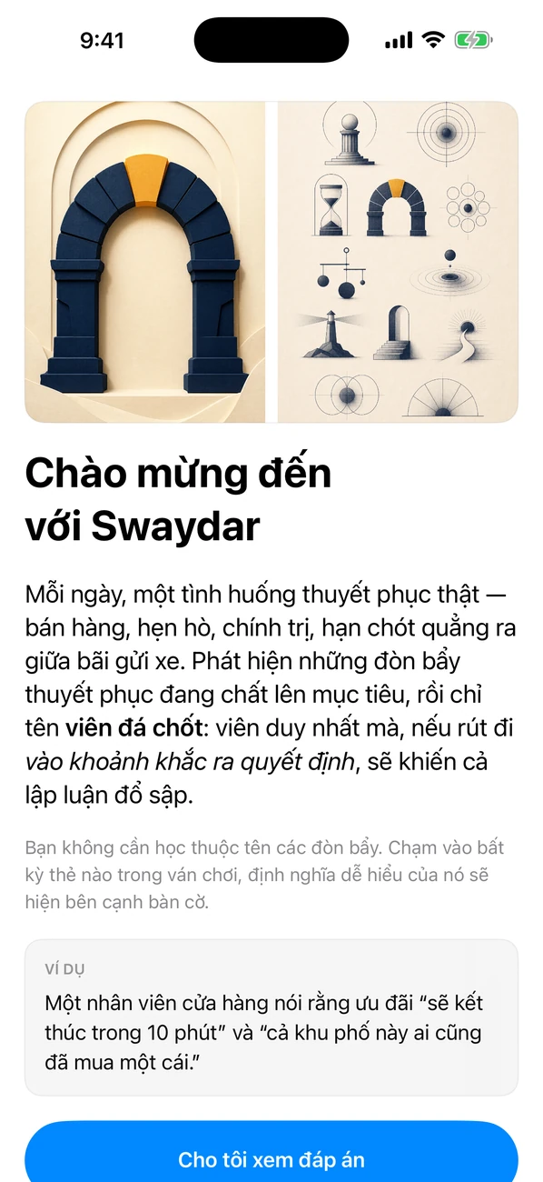Swaydar ảnh chụp màn hình