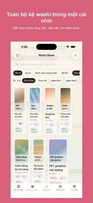 Washi Stash ảnh chụp màn hình