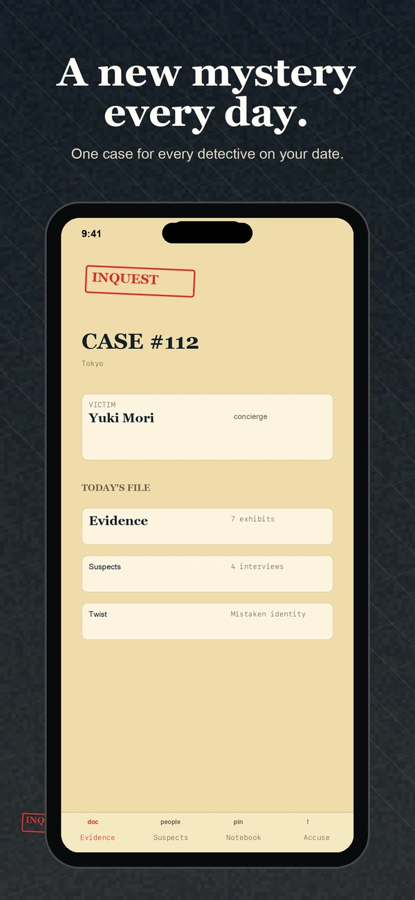 Inquest screenshot